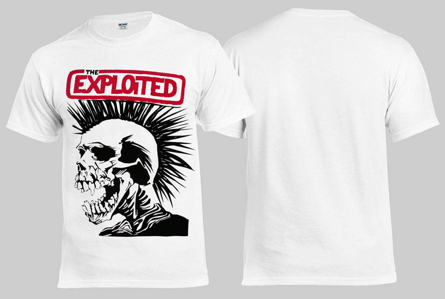 Футболка EXPLOITED Logo біла