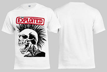 Футболка EXPLOITED Logo біла, фото 1