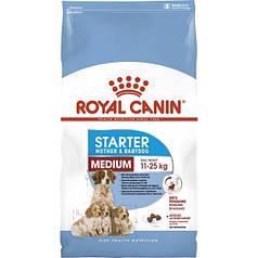 Сухий корм Royal Canin Medium Starter для собак у період вагітності і щенят середніх порід до 2 місяців