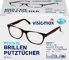 Чистячі серветки для окулярів VISIOMAX Brillenputztücher, 52 шт