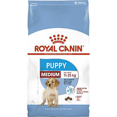 Сухий корм Royal Canin Medium Puppy для щенят середніх порід до 12 місяців