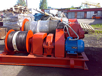 Монтаж тягової лебідки