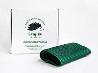 Аппликатор Ляпко Коврик Большой 6.2 Ag (размер 560 х 290 мм, для спины, остеохондроз, снимает боль, ущемление) Зеленый