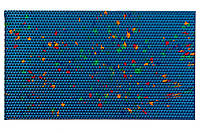 Аппликатор Ляпко Коврик Большой 7,0 Ag (размер 275 х 480 мм, для спины, позвоночника, поясницы, ног, стоп) голубой