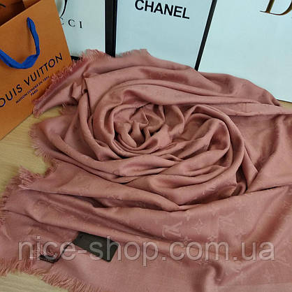 Хустка Louis Vuitton лососевий, фото 6