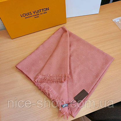 Хустка Louis Vuitton лососевий, фото 5