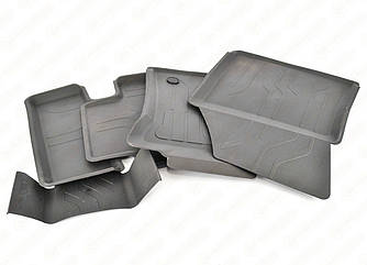 Комплект килимків (гумові, комплект 4 шт) на Renault Megane IV 2016-> - Renault (Оригинал) - 8201618013