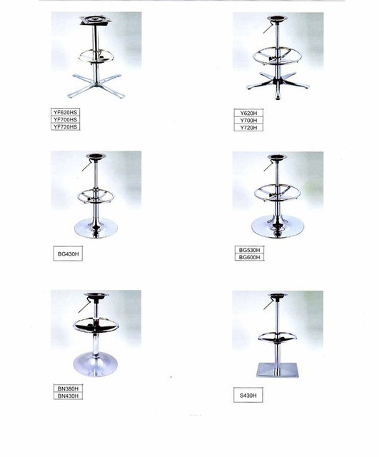 Опоры базы ножки детали для барных стульев хромированные из нержавеющей стали - фото 7 - id-p1503484
