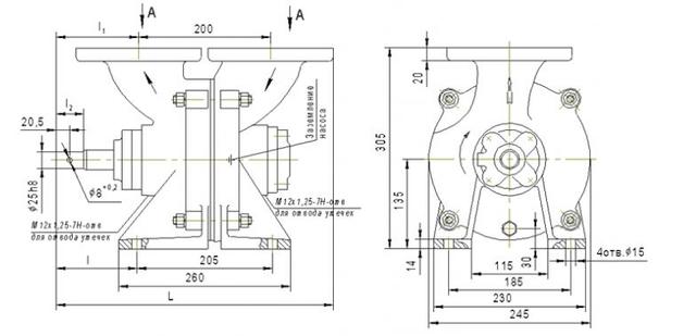 правый насос СВН-80 СВН-80 насос ВС-80