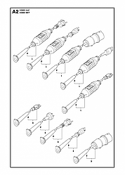 2 ВИМИКАЧ - ДРОТИ | K3000 WET, 2012-01 Різьбяр Хускварна електричний | дисковий |