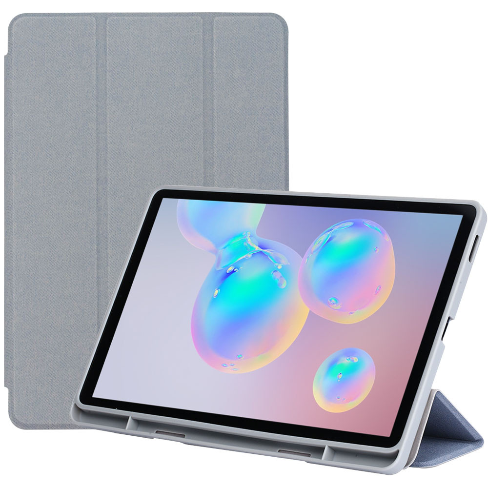 Чехол TPU Trifold with S-Pen Holder для Samsung Galaxy Tab S6 Lite SM-P610, SM-P615 Blue, фото 1
