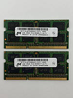 Оперативная память для ноутбука Micron SODIMM DDR3 4Gb (2*2Gb) 1066MHz 8500s CL7 (MT16JSF25664HZ-1G1F1) Б/У