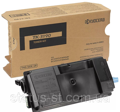 Заправка картриджа Kyocera TK-3190 для принтера ECOSYS P3055dn, P3060dn, фото 1