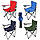 Розкладний стілець крісло для риболовлі і пікніка ПАВУК з Чохлом (Червоний), фото 2