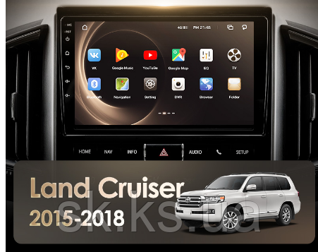Junsun 4G Android магнітолу для Toyota Land Cruiser 11 200 2015 — 2018