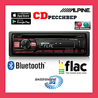 Магнітола для автомобіля з приводом CD і USB. Зелена і червона підсвітка ALPINE CDE-201R