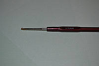 Гачок для в'язання сталевий із пластиковою ручкою No1,7