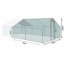Вольєр для домашніх птахів Zipper ZI-CR342 (Австрія) курник | Вольер ограждение для домашних птиц, фото 2
