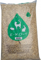Гігієнічний деревне наповнювач Е-КО-Т (світла гранула) Гігієнічний деревне наповнювач