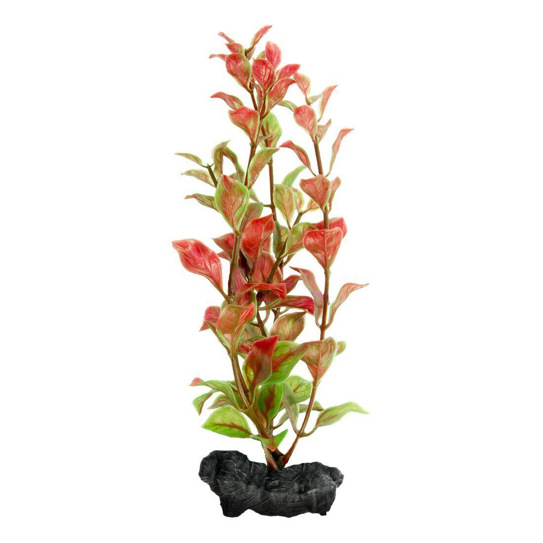 Декорація для акваріума Tetra DecoArt Plantastics рослина з обважнювачем «Red Ludwigia» (пластик) 23 см