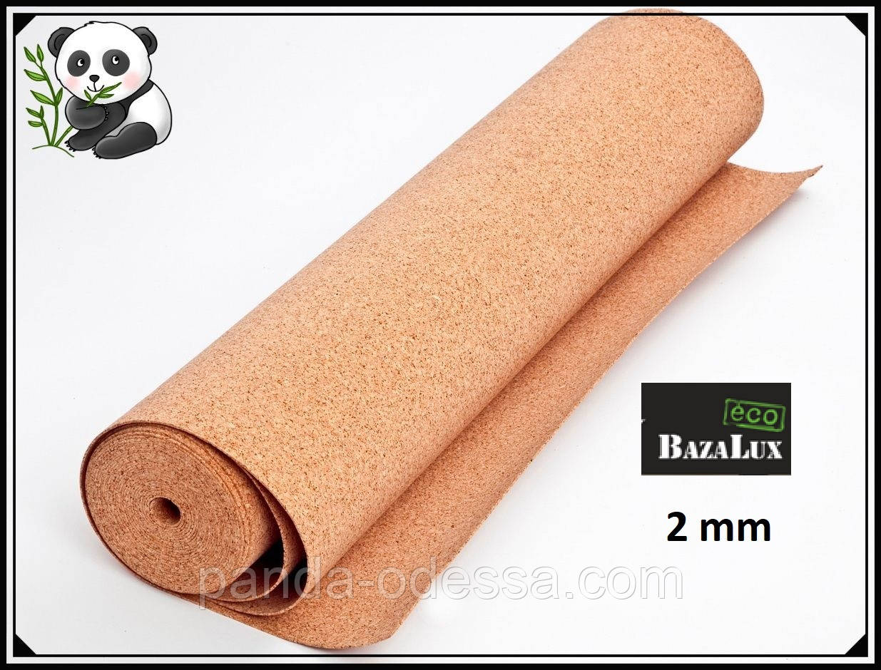 Коркова підкладка 2 мм, 1х10м, ТМ Bazalux Eco