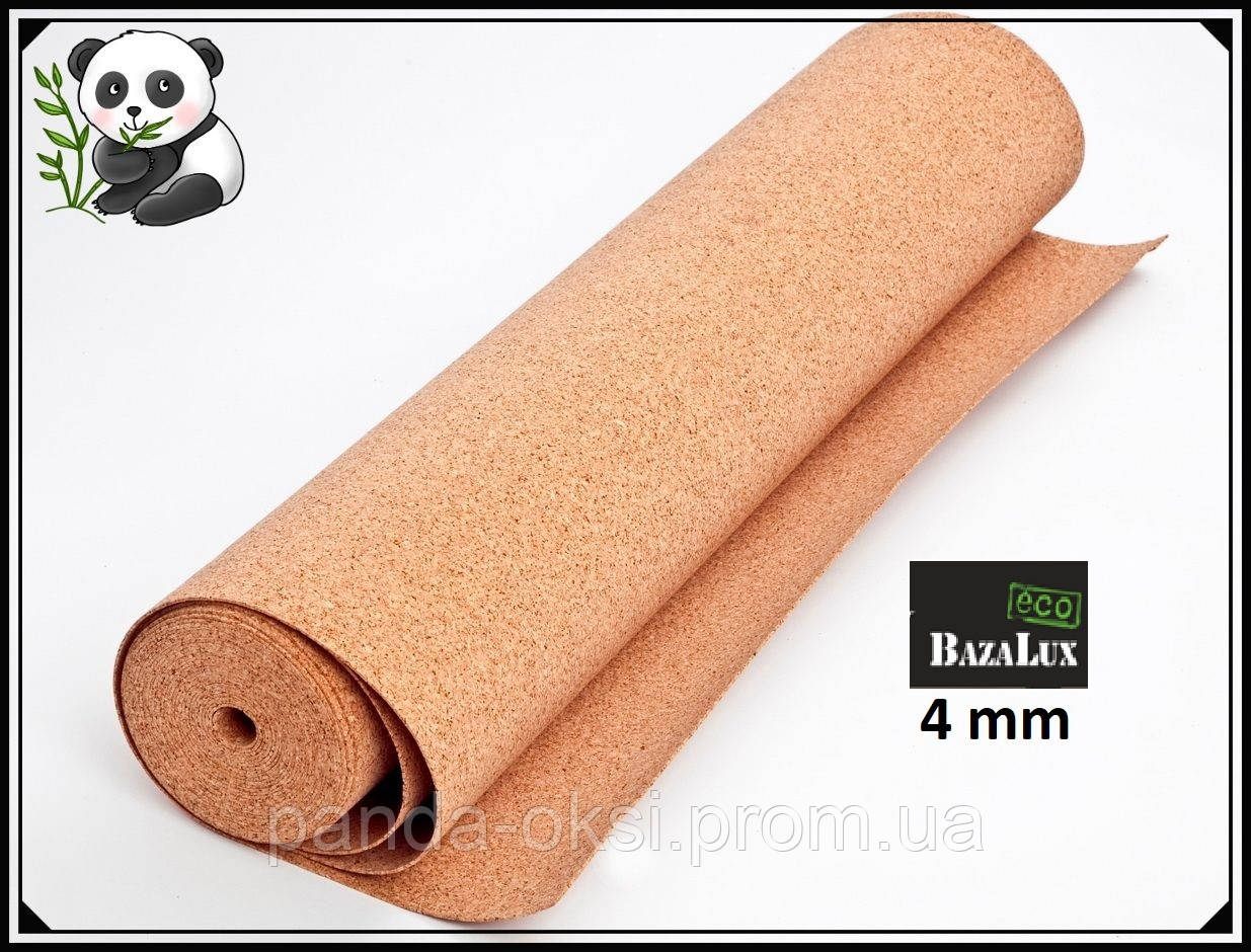 Коркова підкладка 4 мм, 1х10м, ТМ Bazalux Eco, фото 1