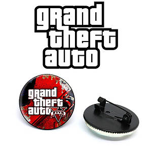 Значок GTA "Five-Red" / Grand Theft Auto