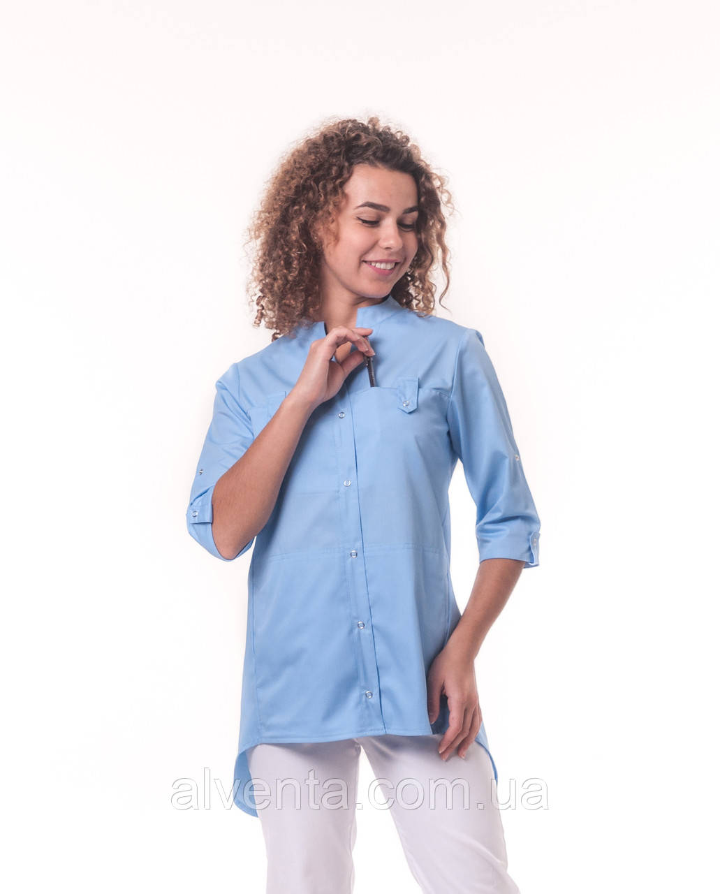 Медична куртка Невада небесний