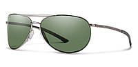 Очки солнцезащитные Smith Serpico Slim 2 Gunmetal линза ChromaPop Polarized Grey Green S3