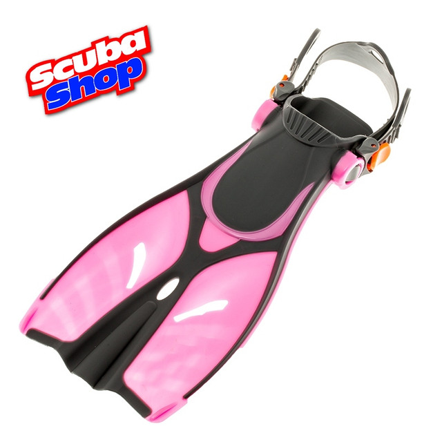 Дитячі ласти Verus Dive Junior з відкритою п'ятою (рожеві)