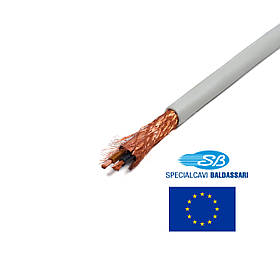 Кабель екранований 2x1,5 FROH2R мідний гнучкий CONTROLFLEX FR450S-02015 Specialcavi Baldassari контрольний управління (5 клас)