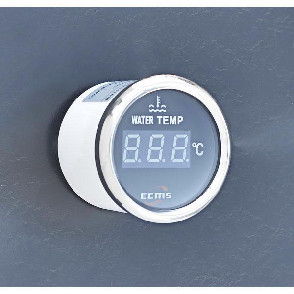 ЦИФРОВИЙ ДАТЧИК ТЕМПЕРАТУРИ ВОДИ ECMS (ЧОРНИЙ), фото 1