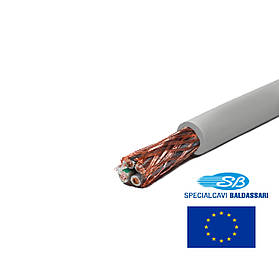 Кабель екранований 4x0,5 FROH2R мідний гнучкий CONTROLFLEX FR300S-04050 Specialcavi Baldassari контрольний управління (5 клас)