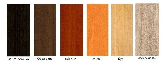 Варианты цвета кровати от фабрики Компанит