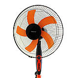 Вентилятор підлоговий електричний побутовий Domotec MS-1620, для дому та офісу, кімнатний осьовий,з таймером, фото 4