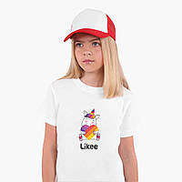 Футболка дитяча Лайк Єдиноріг (Likee Unicorn) Білий (9224-1037)