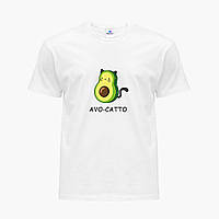 Футболка детская Авокадо (Avocado) Белый (9224-1372) 140 110
