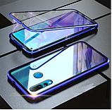 Магнітний метал чохол FULL GLASS 360° для Huawei Honor 8X /, фото 9
