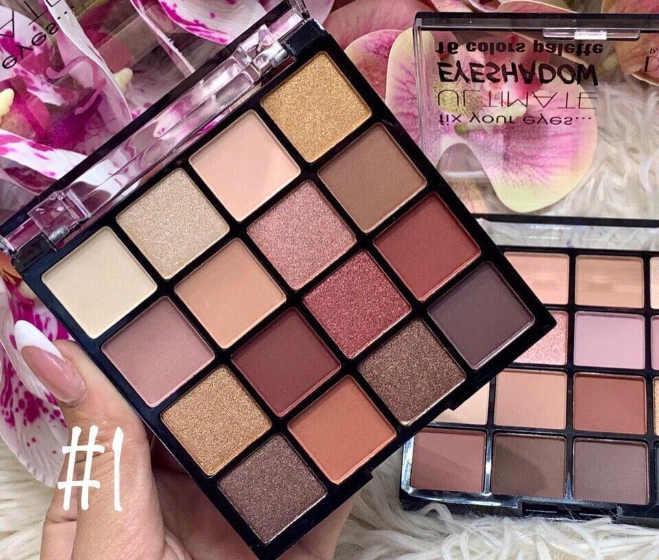 Тіні для повік, 16 відтінків, DoDo Girl Matte Eyeshadow Palette