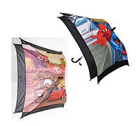Зонт детский Тачки Спайдермен, полиэстер ткань зонтик 72*72см, см. описание