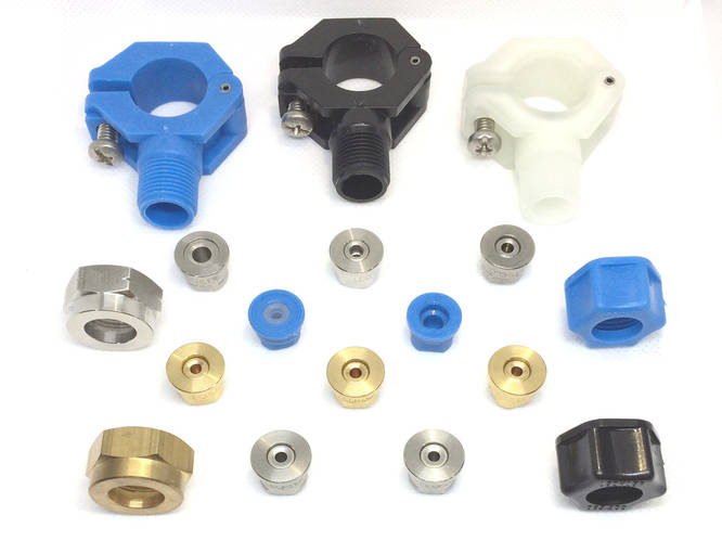 Плоскоструйные форсунки низкого давления с накидной гайкой Lechler ...