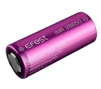 Аккумулятор 26650 Efest IMR26650 4200mAh 50A 4.2/3.7/2.5V, фото 1