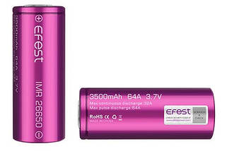 Аккумулятор 26650 Efest IMR26650 4200mAh 50A 4.2/3.7/2.5V, фото 2