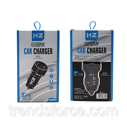 Адаптер Car Usb HC7 auto id 3.1 A 180613, фото 3