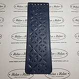 Клапан вузький із тисненням "Орнамент". Колір "Темно-синій", фото 3