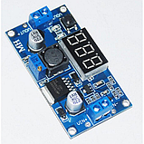 Регулируемый понижающий модуль питания LM2596 с вольтметром, фото 3