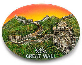 Магніт на холодильник "Велика стіна", магніт види Китаю