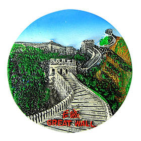 Магніт на холодильник "Велика стіна", магніт види Китаю