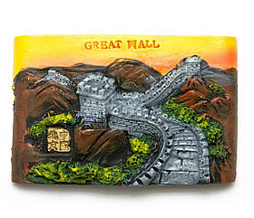 Магніт на холодильник "Велика стіна", магніт види Китаю