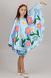 Карнавальний костюм Весна-Літо Блакитний для дівчаток 5-8 років, фото 5